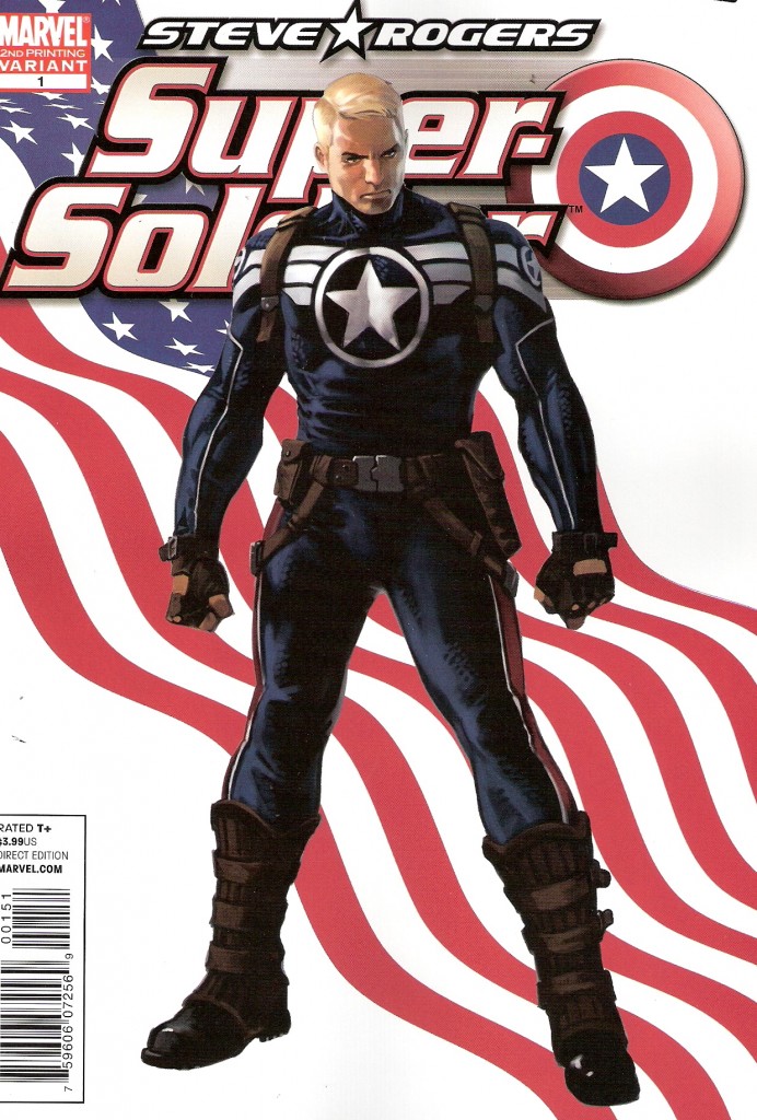 Steve Rogers Super Soldier Comic Book Cover
