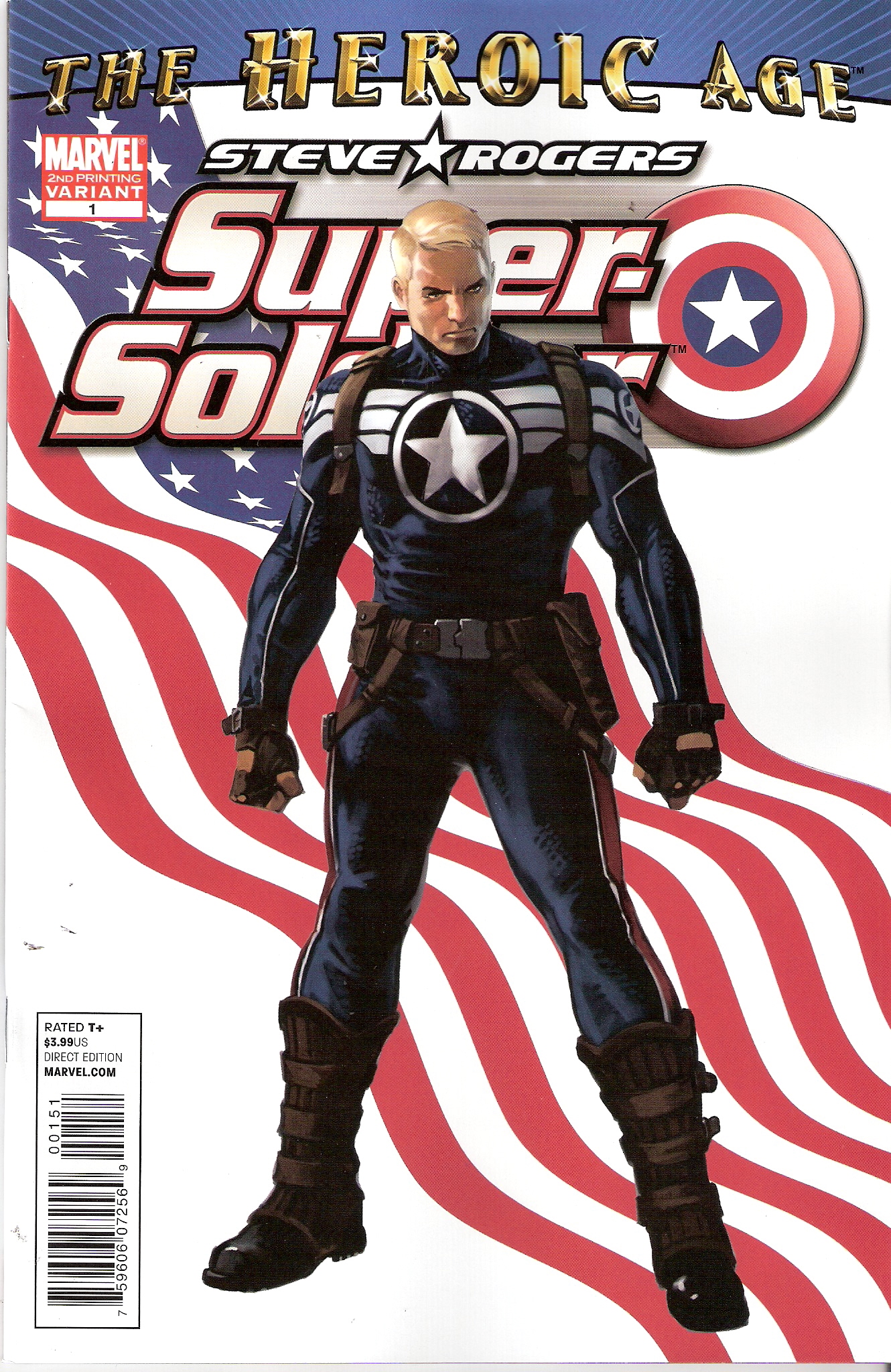 Steve Rogers Super Soldier Poster by Finch 24 x 36 Marvel *NEW SEALED* 