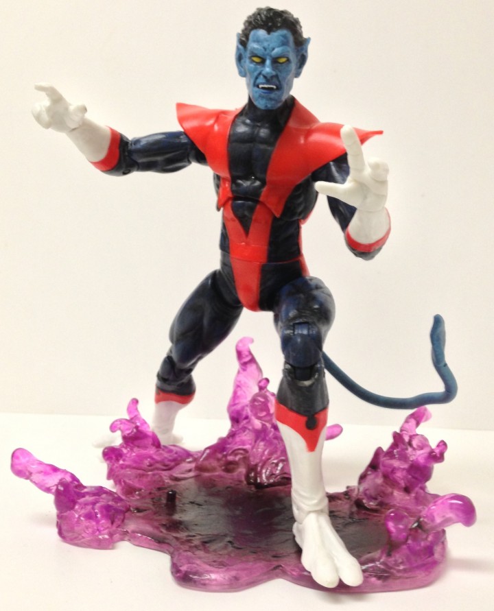 Marvel Select Nightcrawler Teleporting Into Action