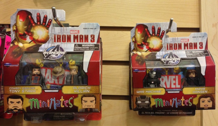 Iron Man 3 Minimates Exclusives Maya Hansen Aldrich Killian War Machine Figures