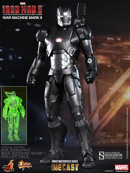 Iron Man 3 Hot Toys War Machine Mark 2 Diecast Special Edition