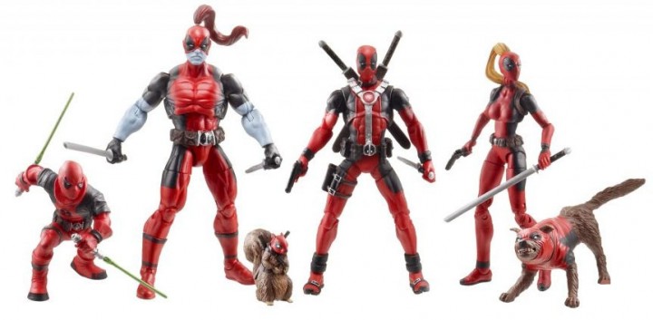 Hasbro Comic-Con 2013 Deadpool Corps Exclusive Set Marvel Universe Figures