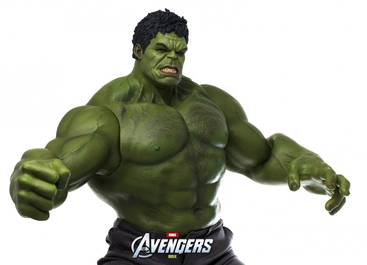 Hulk Hot Toys Figure with Both Fists and Open Hands