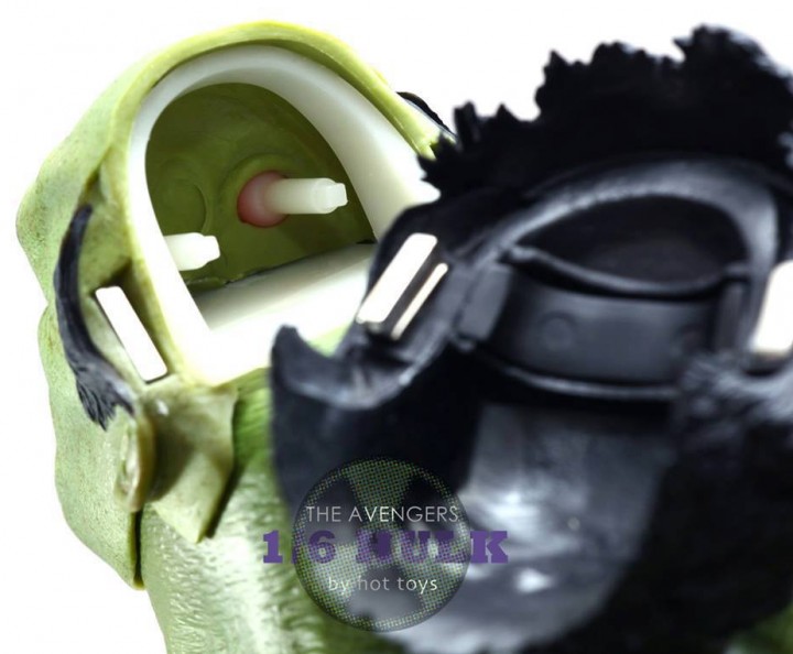 PERS System on Avengers Hulk Hot Toys Figure Head