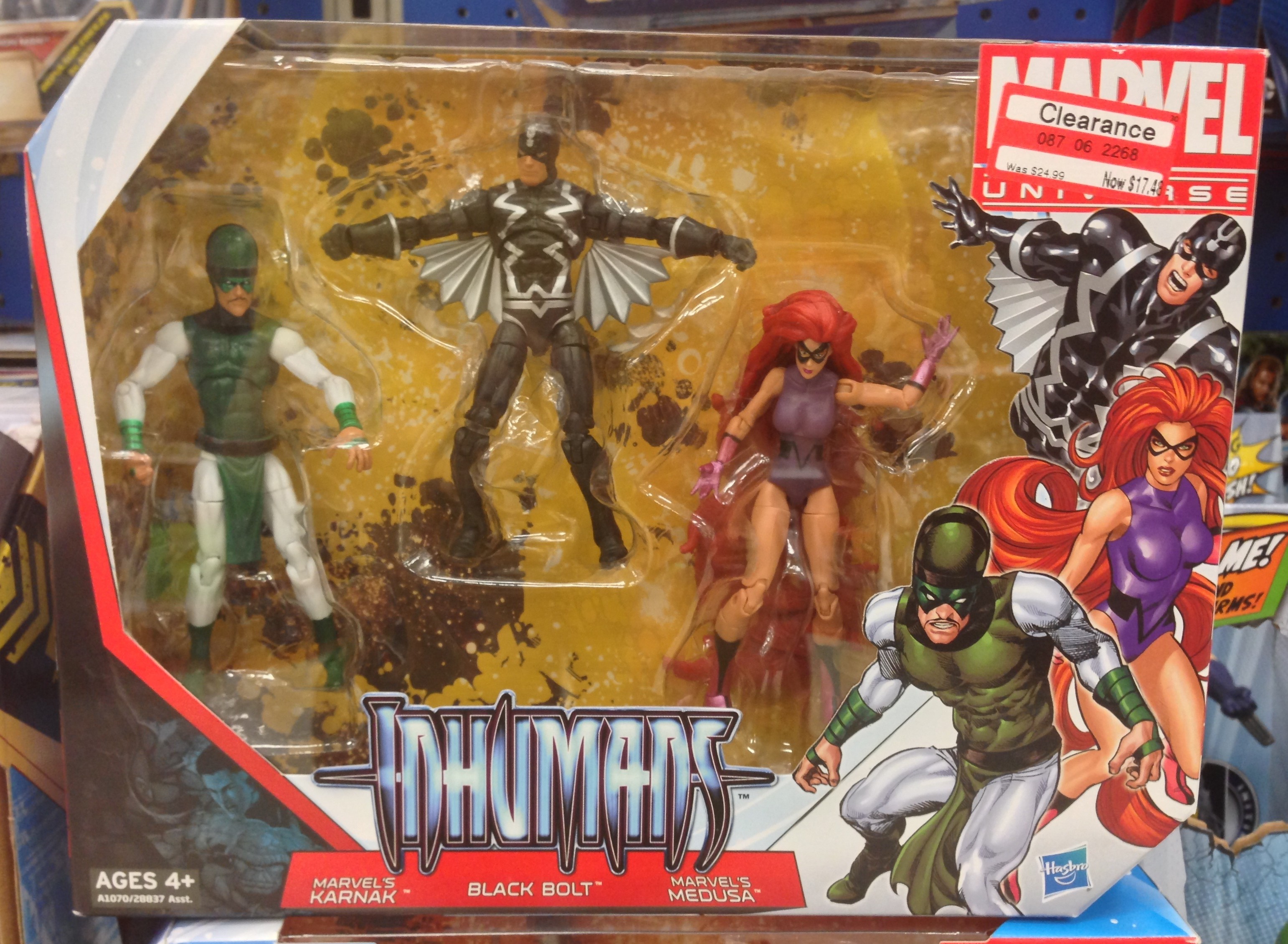 Marvel Universe Inhumans Team Pack Box 2013 Hasbro