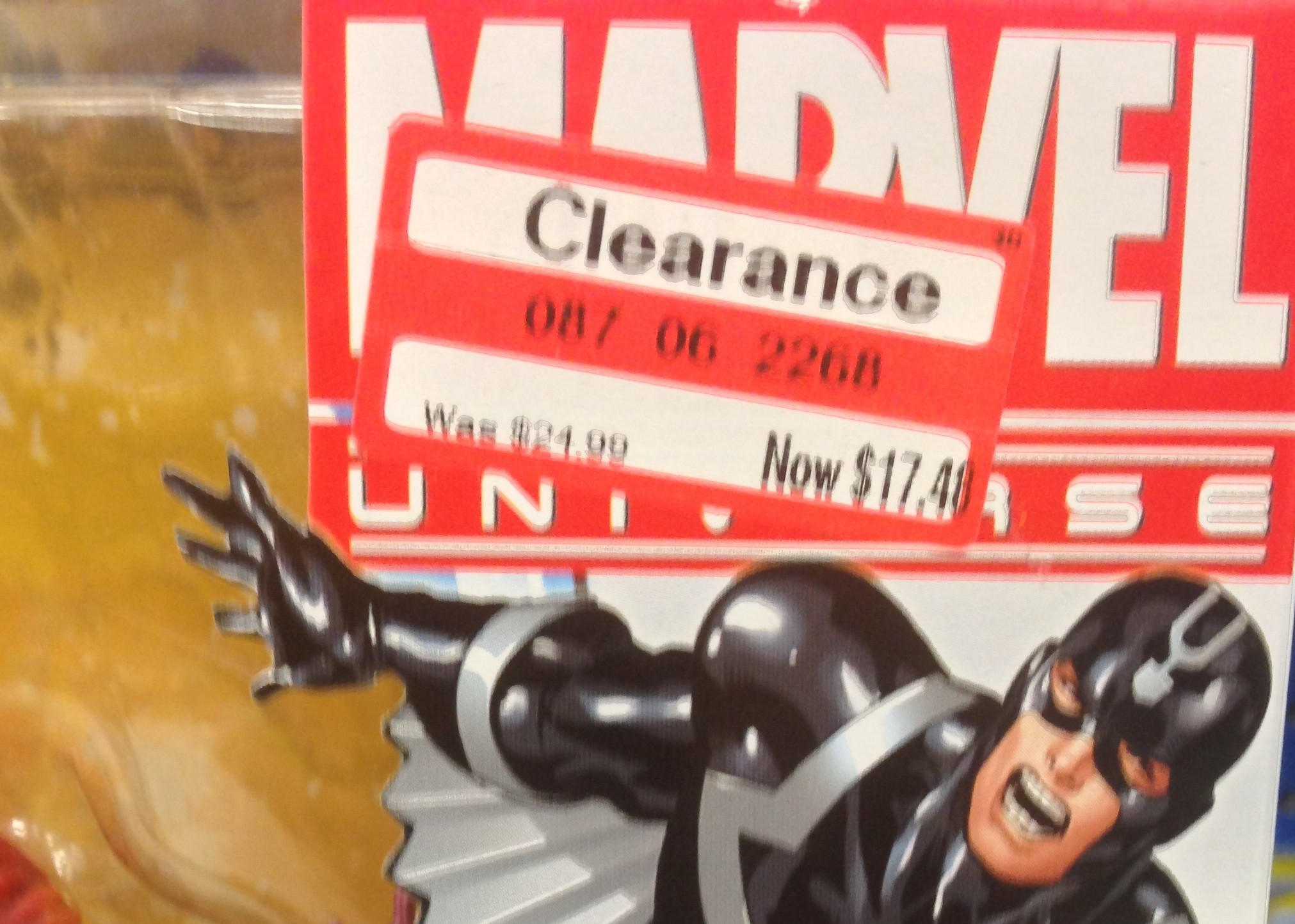 Inhumans Marvel Universe 2013 Team Pack with Clearance Sale Sticker