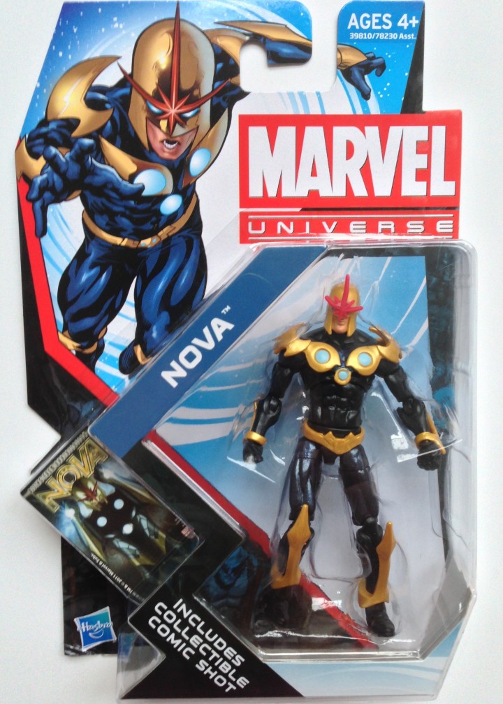 Marvel Universe Nova Figure Packaged