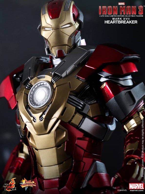 Close-Up of Heartbreaker Iron Man 3 Hot Toys Sixth Scale Figure