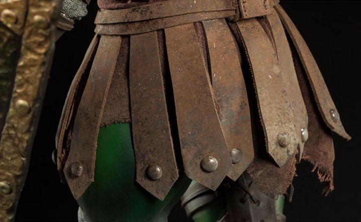 Gladiator Hulk Premium Format Figure Leather Kilt Close-Up