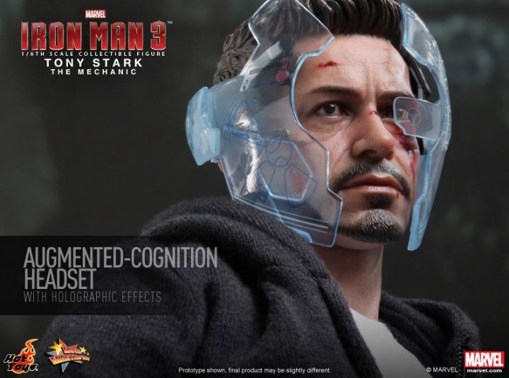 Hot Toys Tony Stark the Mechanic Augmented Cognition Headset