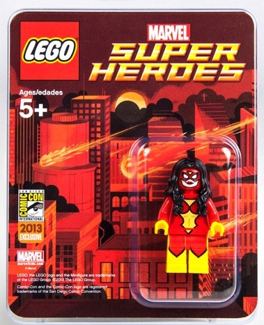 rare lego spider girl