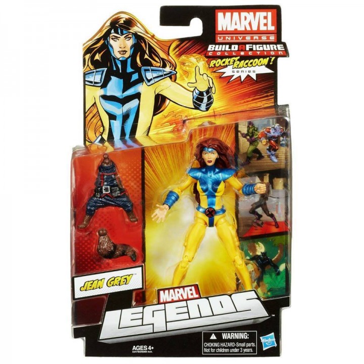 Marvel Legends Jean Grey Jim Lee 90's Variant 2013 Series 2 Wave 5 Rocket Raccoon