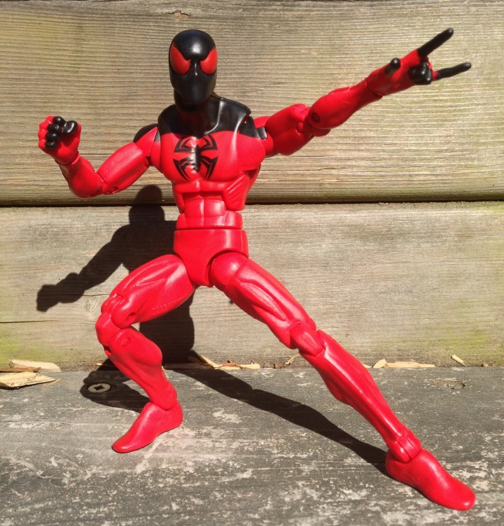 Scarlet Spider Marvel Legends Rocket Raccoon Series Figure