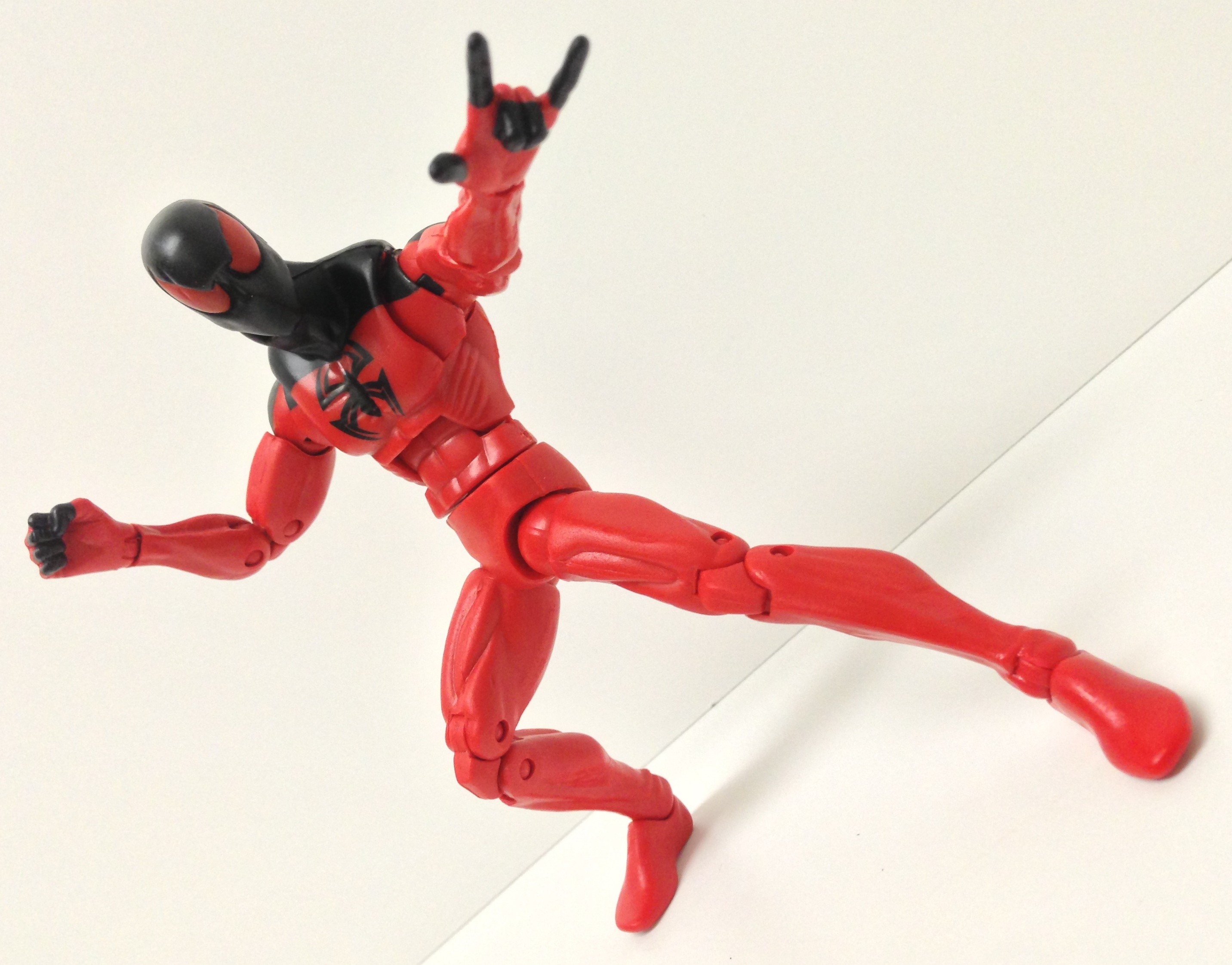 marvel legends scarlet spiderman