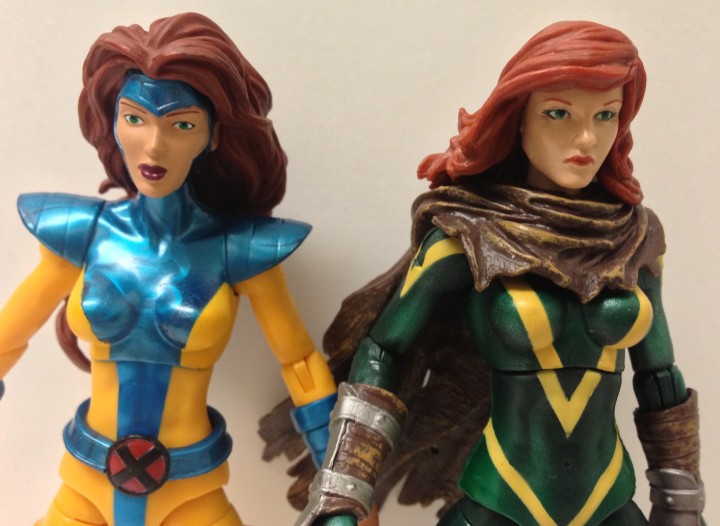 Marvel Legends Jean Grey and Hope Summers Figure Comparison