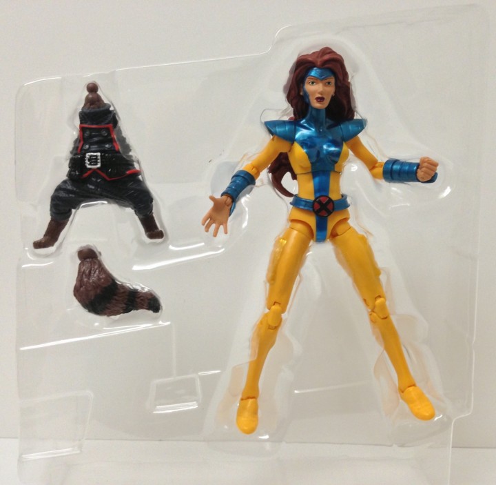 Marvel Legends Rocket Raccoon Series Jean Grey Figure with Rocket Raccoon Parts