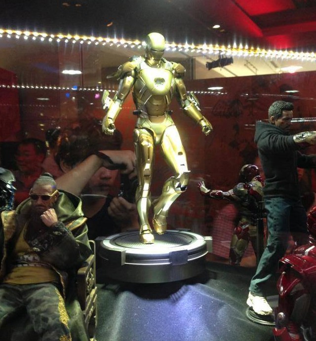 Iron Man 3 Hot Toys Display Mandarin Midas Iron Man Mechanic Tony Stark