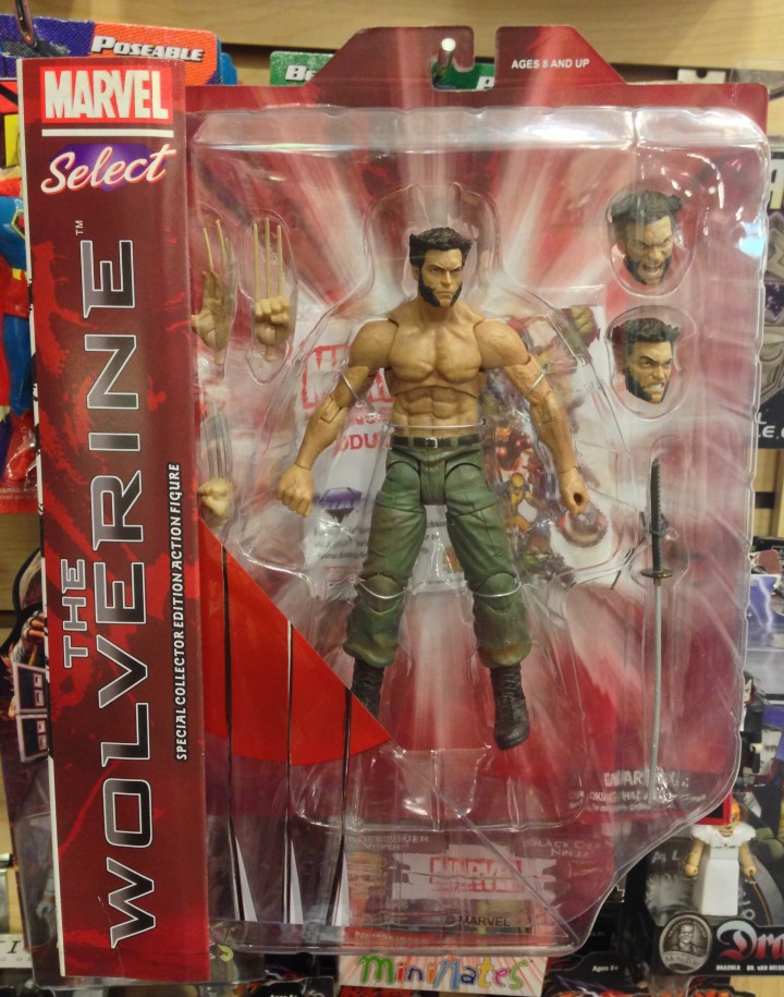 Marvel Select The Wolverine Figure Packaged