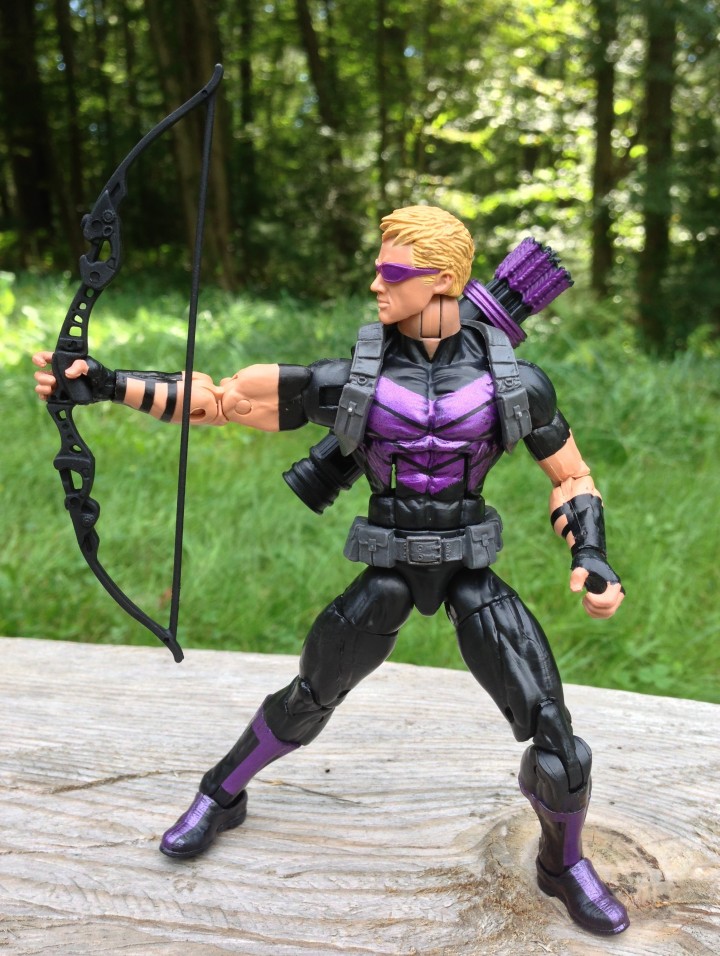 2013 Marvel Legends Modern Hawkeye Variant Firing Bow