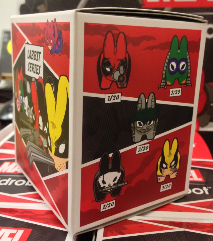 Marvel Kidrobot Labbits Box Figures Deadpool