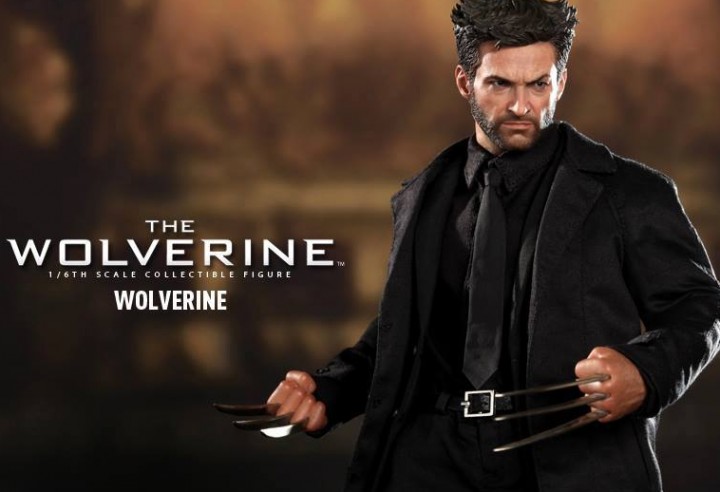 Hot Toys The Wolverine Figure in Black Dress Clothes MMS220