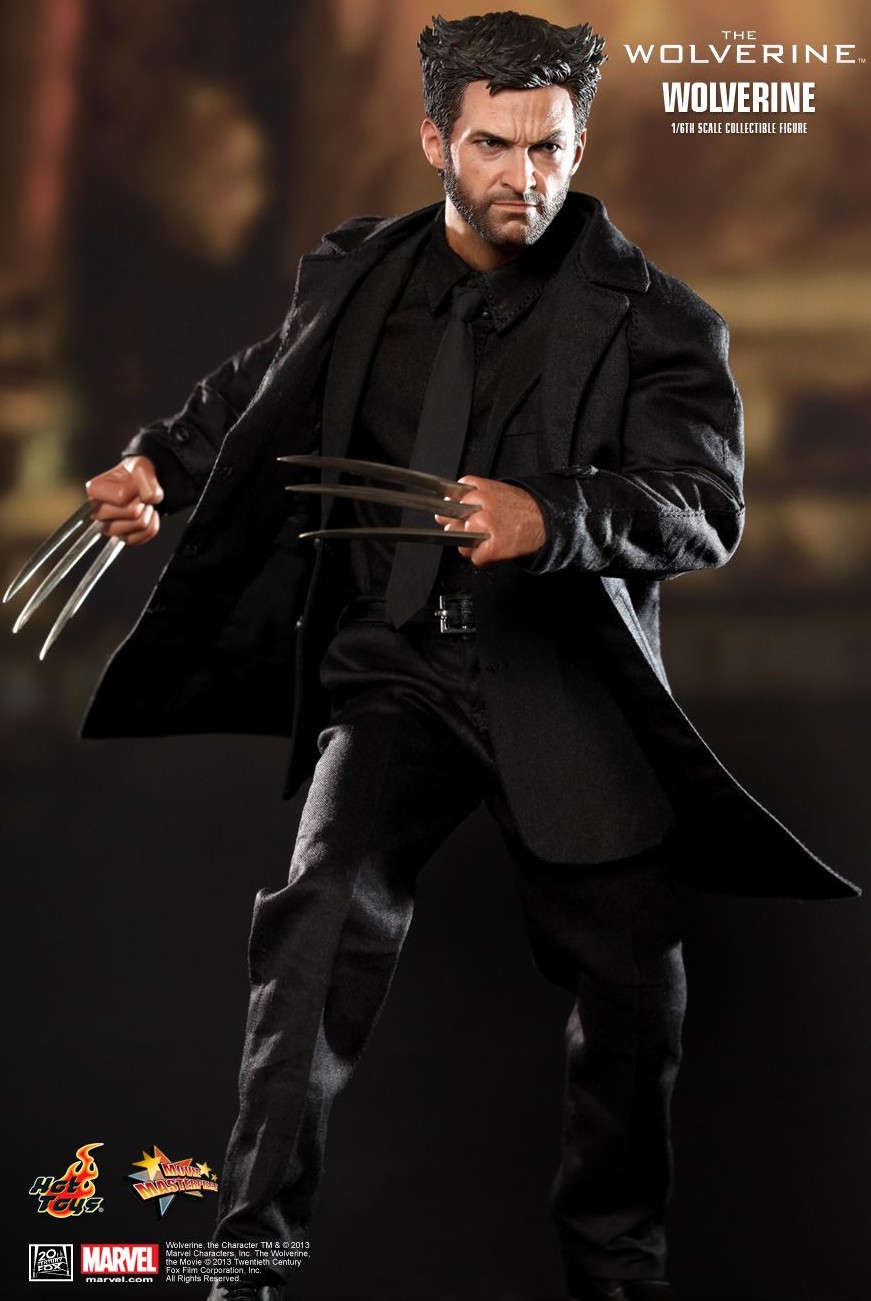 1/6 Scale Wolverine Logan Character Suit Clothes Set Claws Figure Toys with Head 