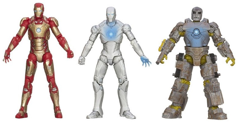 Hasbro Iron Man 3 Hall of Armor Figures Exclusive Up for