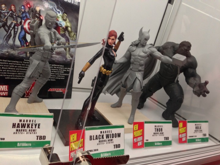 Kotobukiya Avengers Statues Lineup Hawkeye Thor Black Widow Hulk