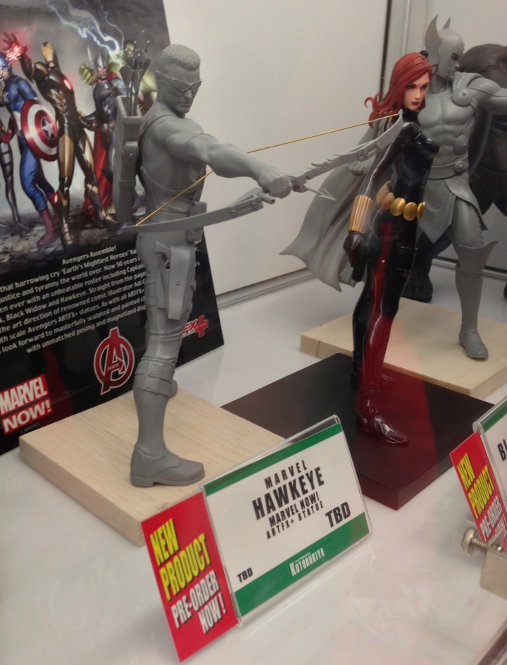 New York Comic Con 2013 Kotobukiya Hawkeye Avengers Now Statue Prototype