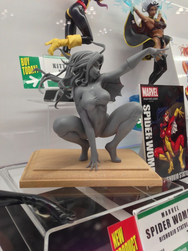 Bishoujo Spider-Woman Statue Prototype at New York Comic Con 2013