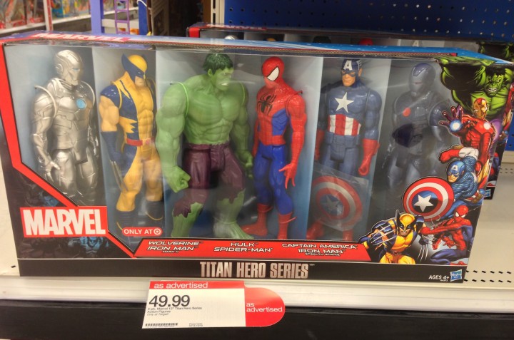 Hasbro Marvel Universe Titan Hero Figure Six-Pack Exclusive Target Set