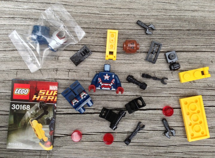 Iron Patriot LEGO Minifigure 30168 Unassembled Pieces