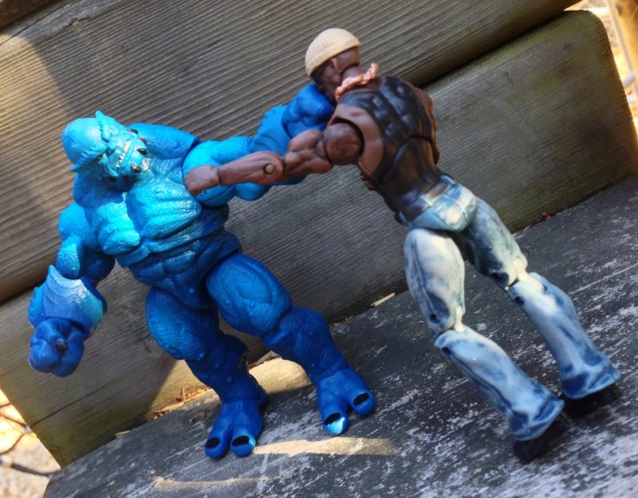 Marvel Universe A-Bomb vs Luke Cage Figures 4" Hasbro