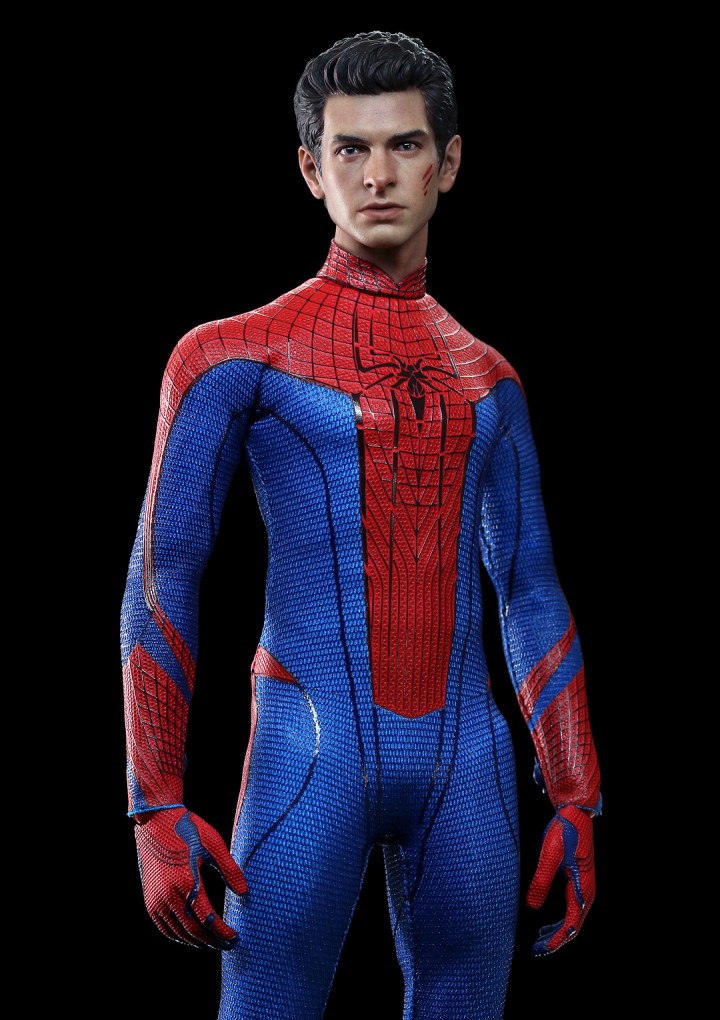 Amazing Spider-Man Hot Toys MMS 179 Figure with Andrew Garfield Head