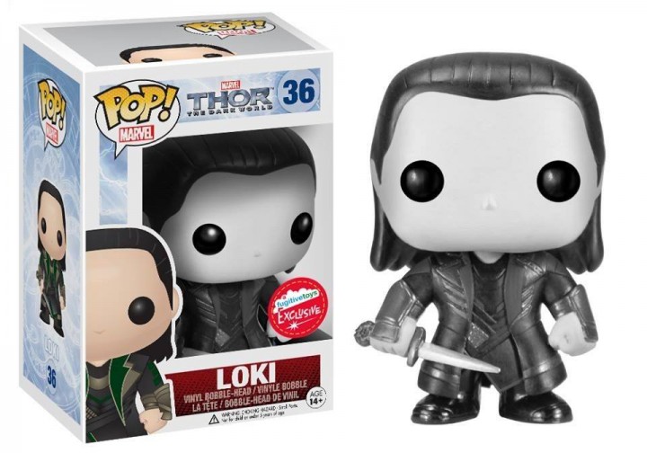 Loki Funko Exclusive POP! Vinyl Thor 2 Black & White