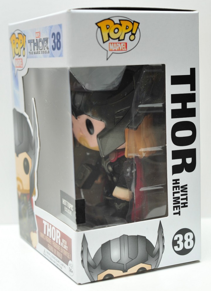 Hot Topic Marvel POP Vinyls Exclusive Thor with Helmet