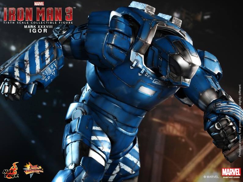 Iron Man 3 Hot Toys Igor Iron Man Mark 38 Figure Up for Order