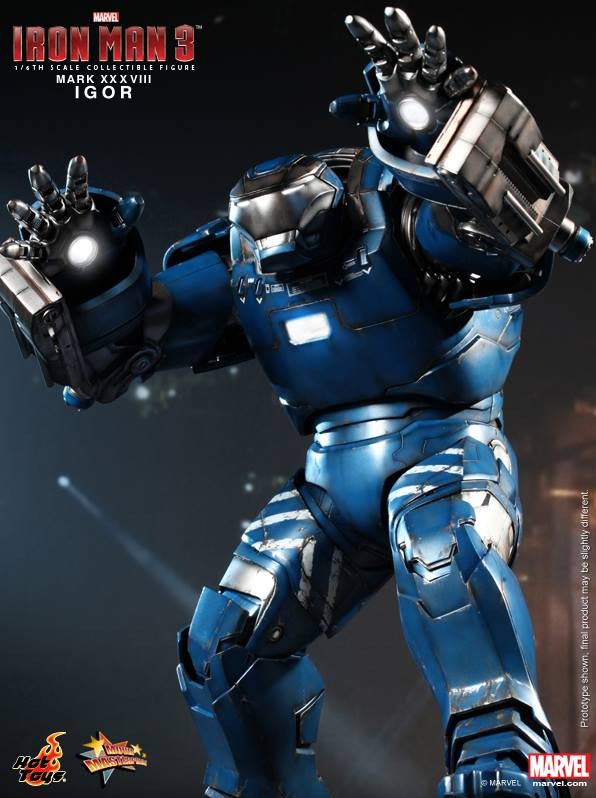 Iron Man 3 Hot Toys Igor Iron Man Mark 38 Figure Up for Order