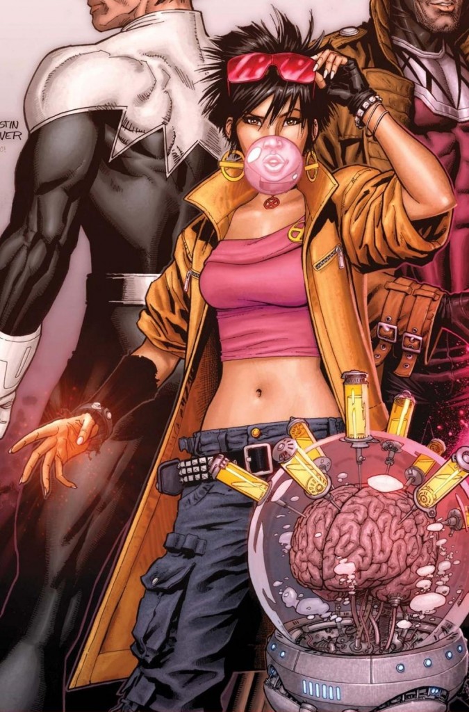 Jubilee X-Men Yellow Trenchcoat Design Modern Comic Book Cover