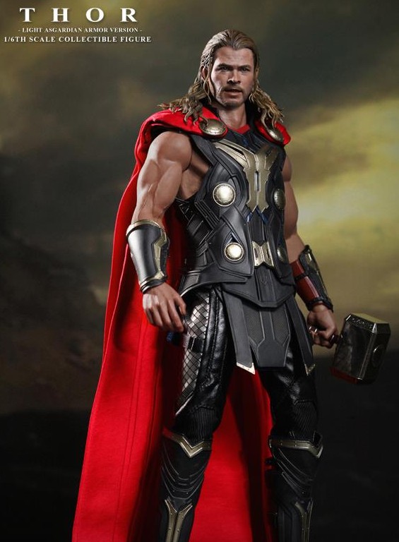 Thor 2 Hot Toys Thor Light Armor Sixth Scale Figure