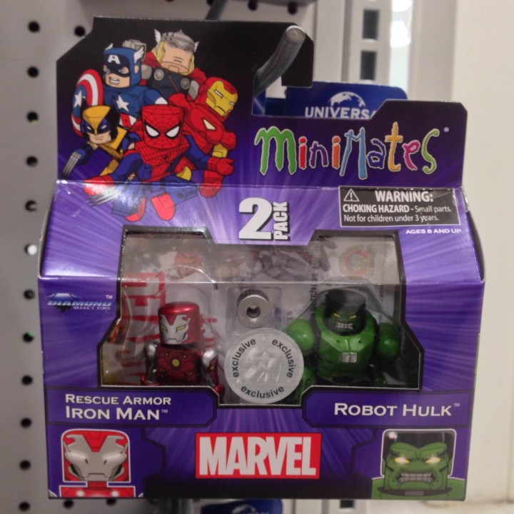 Toys R Us Marvel Minimates Series 17 Rescue & Robot Hulk