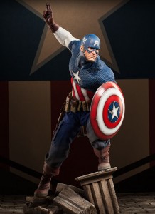 Captain America Premium Format Figure Statue 2014 Sideshow Collectibles