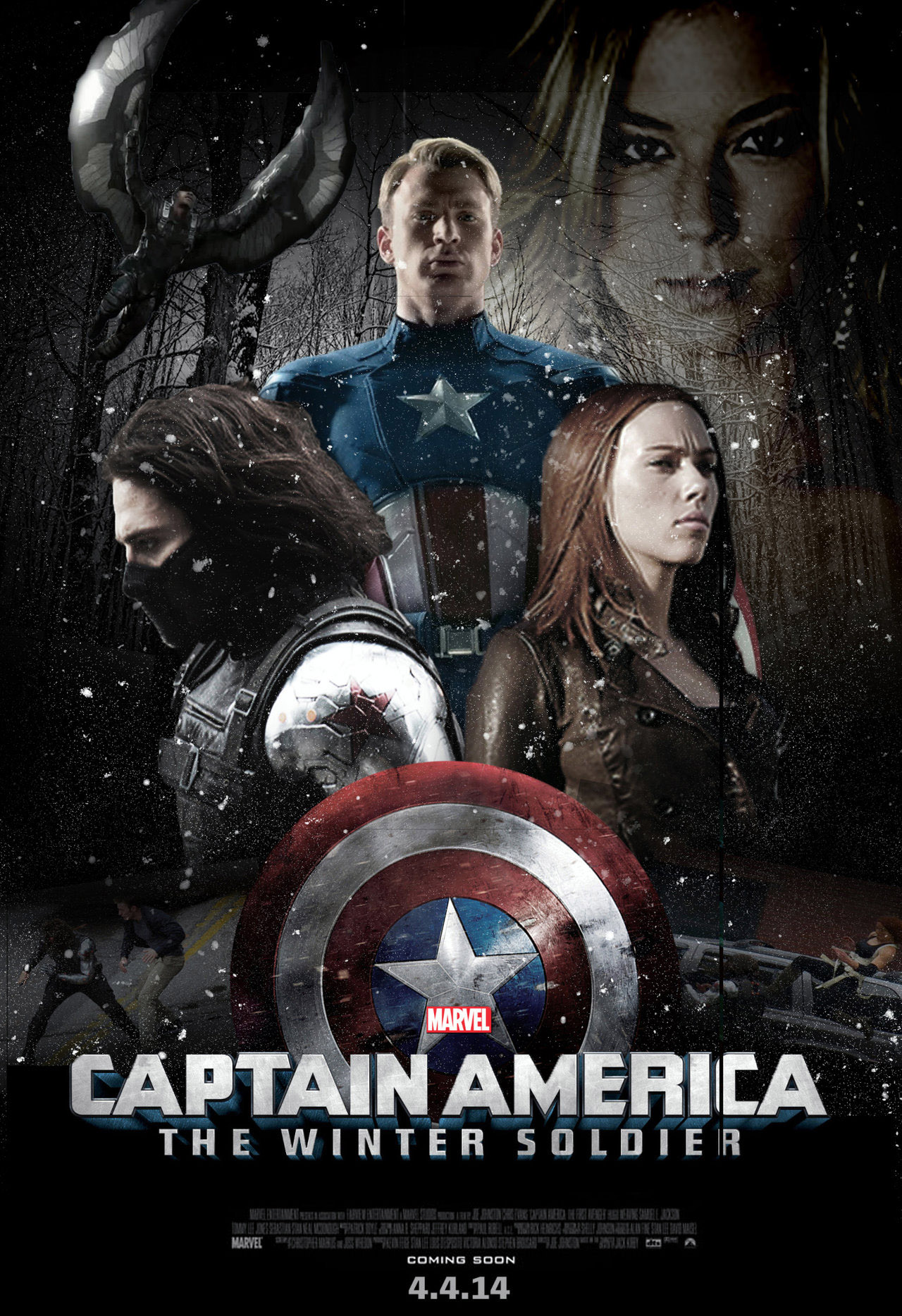 captain america winter soldier cast premiere comic con