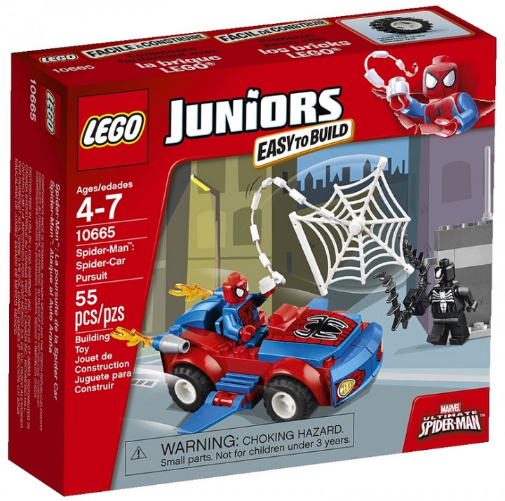 LEGO Juniors Spider-Man Spider-Car Pursuit 10665 Box