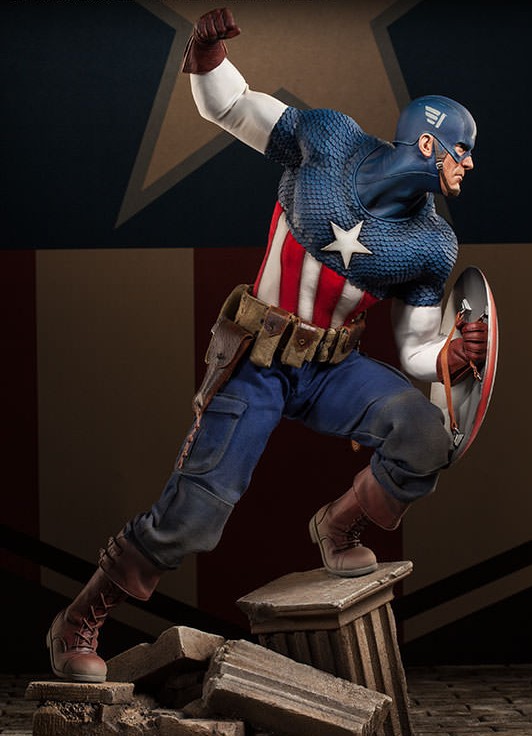 sideshow captain america premium format