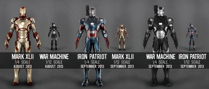 Super Alloy Iron Man 3 Play Imaginative Figures Wave 1 2014