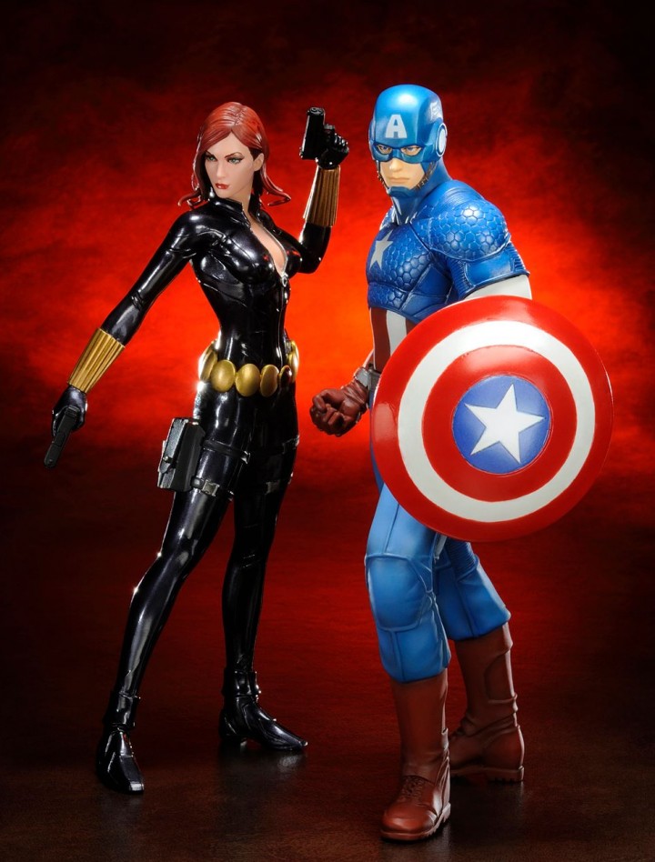 earth x captain america statue