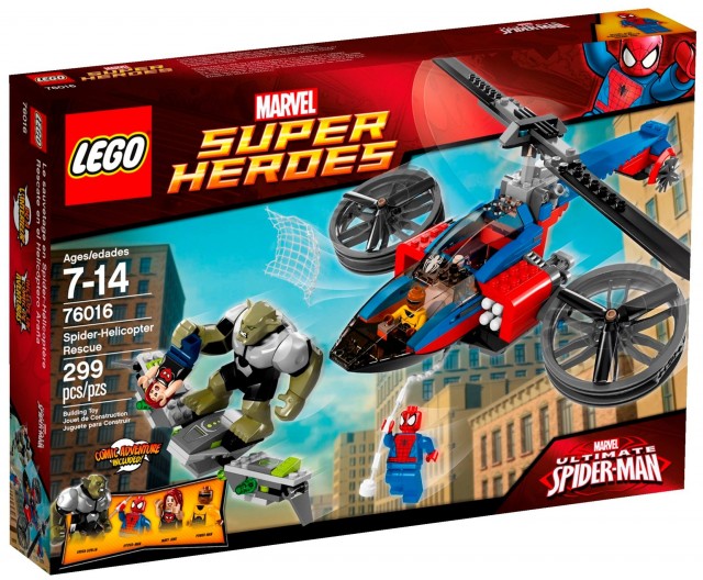 2014 LEGO Marvel Spider-Helicopter Rescue 76016 Box