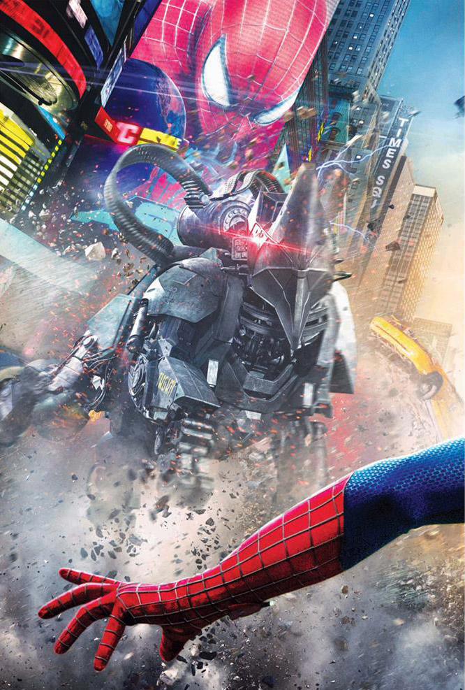 Amazing Spider-Man 2 Rhino Movie Poster
