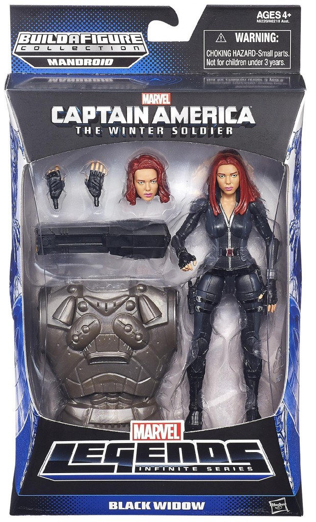 Captain America The Winter Soldier Marvel Legends Black Widow Figure Packaged